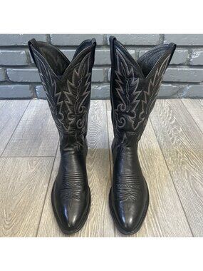 Dan Post 110R Black Western Cowboy Boots Mens 11 D